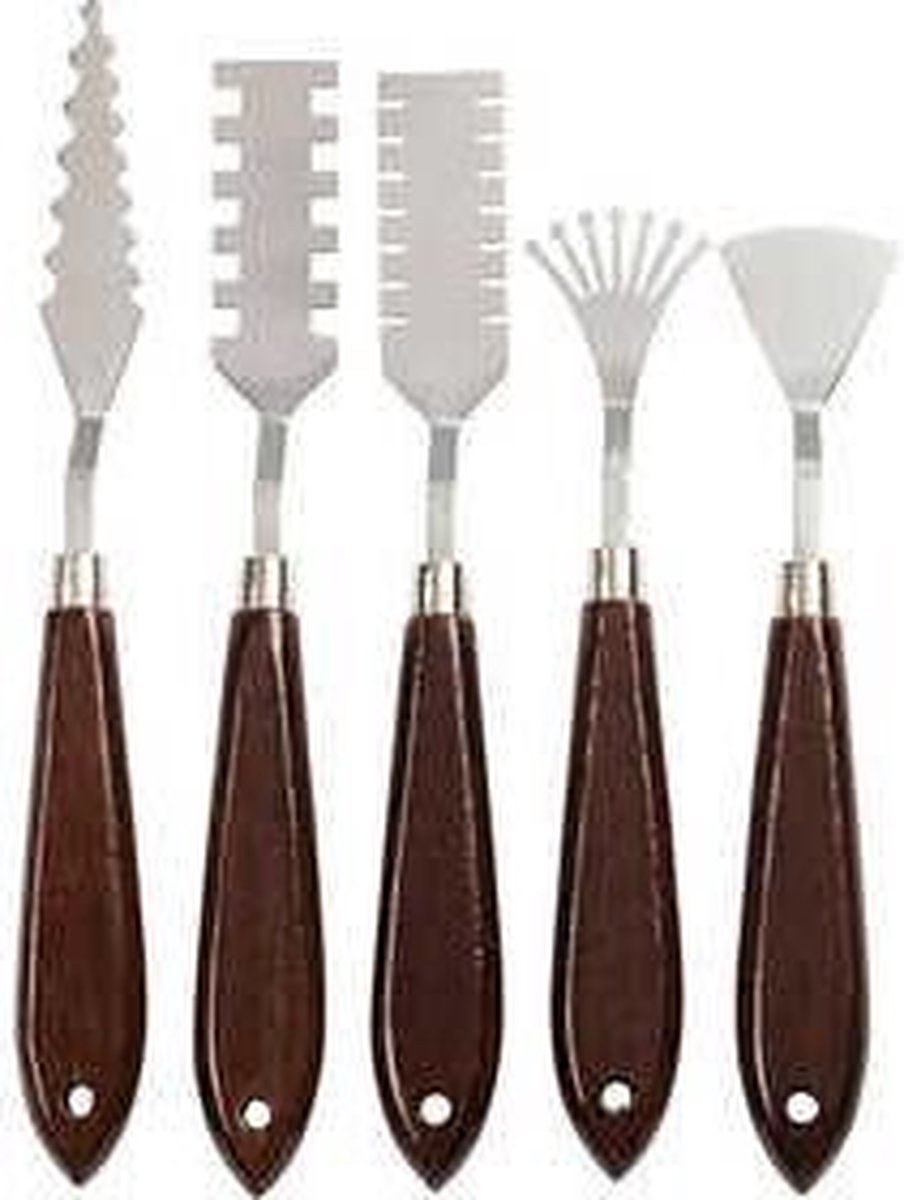 Paletmessen set met patroon