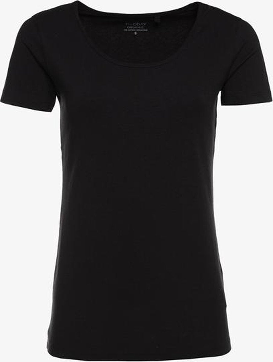 TwoDay dames T-shirt zwart - Zwart - Maat 3XL