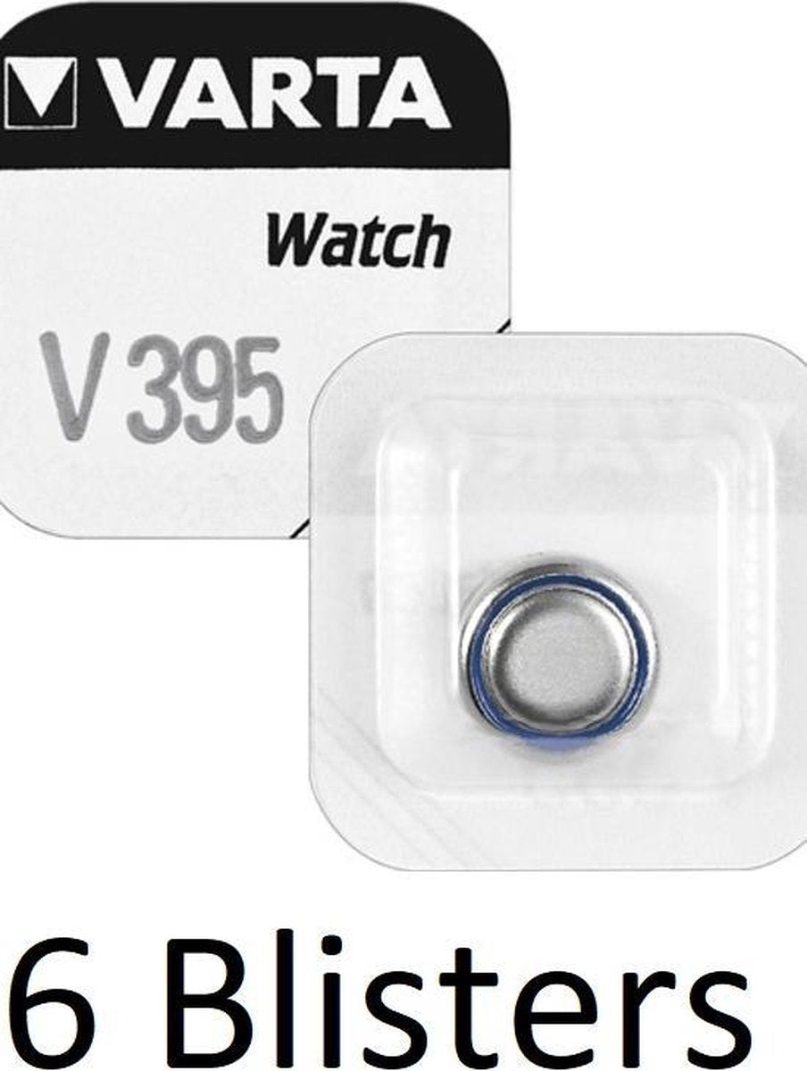 6 stuks (6 blisters a 1 st) Varta SR927 SW/SR57 SW/V395  Single-use battery Zilver-oxide 1
