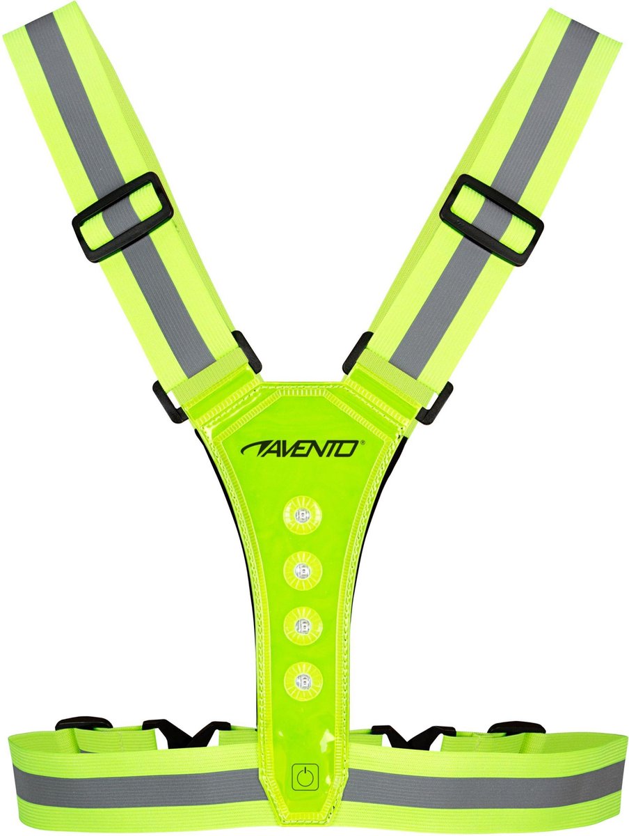 Avento Sport Veiligheidsvest Hardlopen LED - One size - Geel