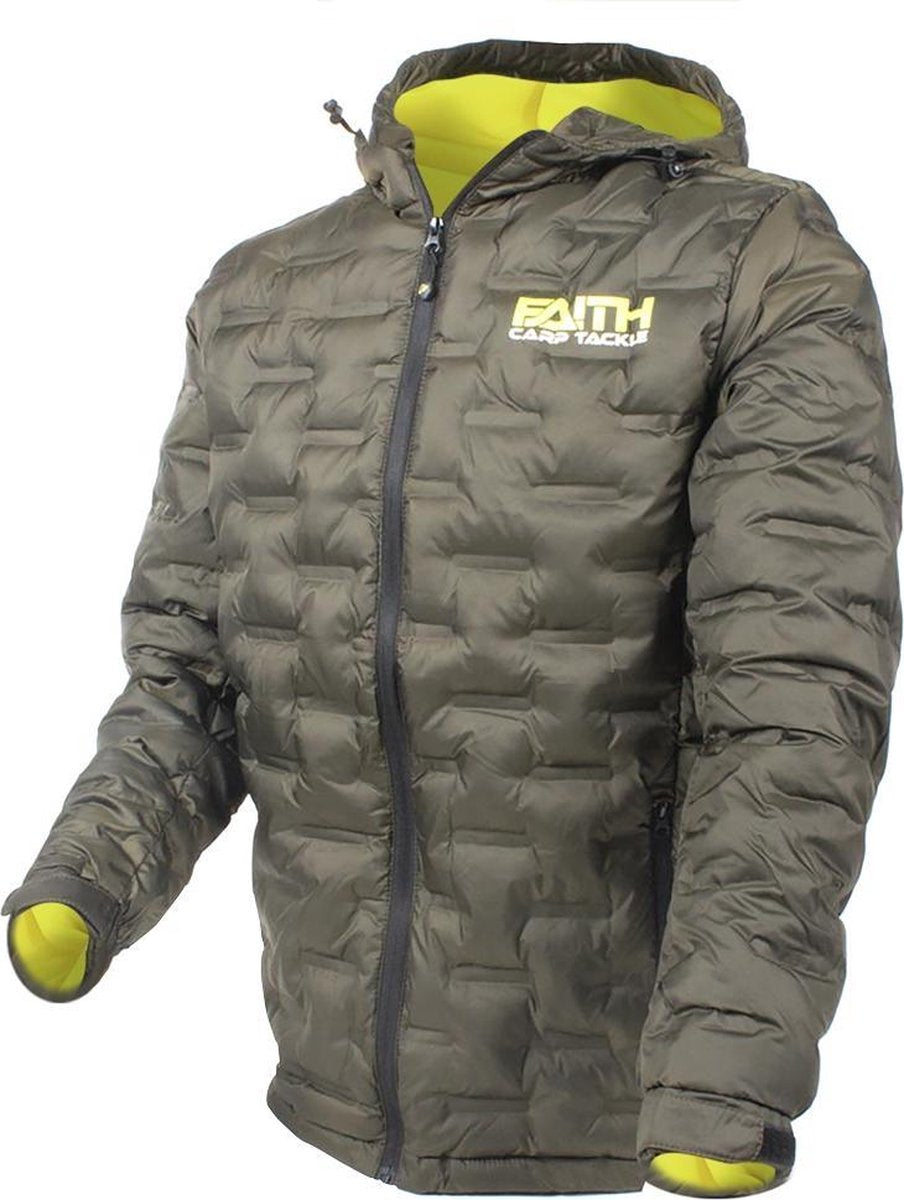 Faith Bubble Jacket - Jas - Maat XL - Groen