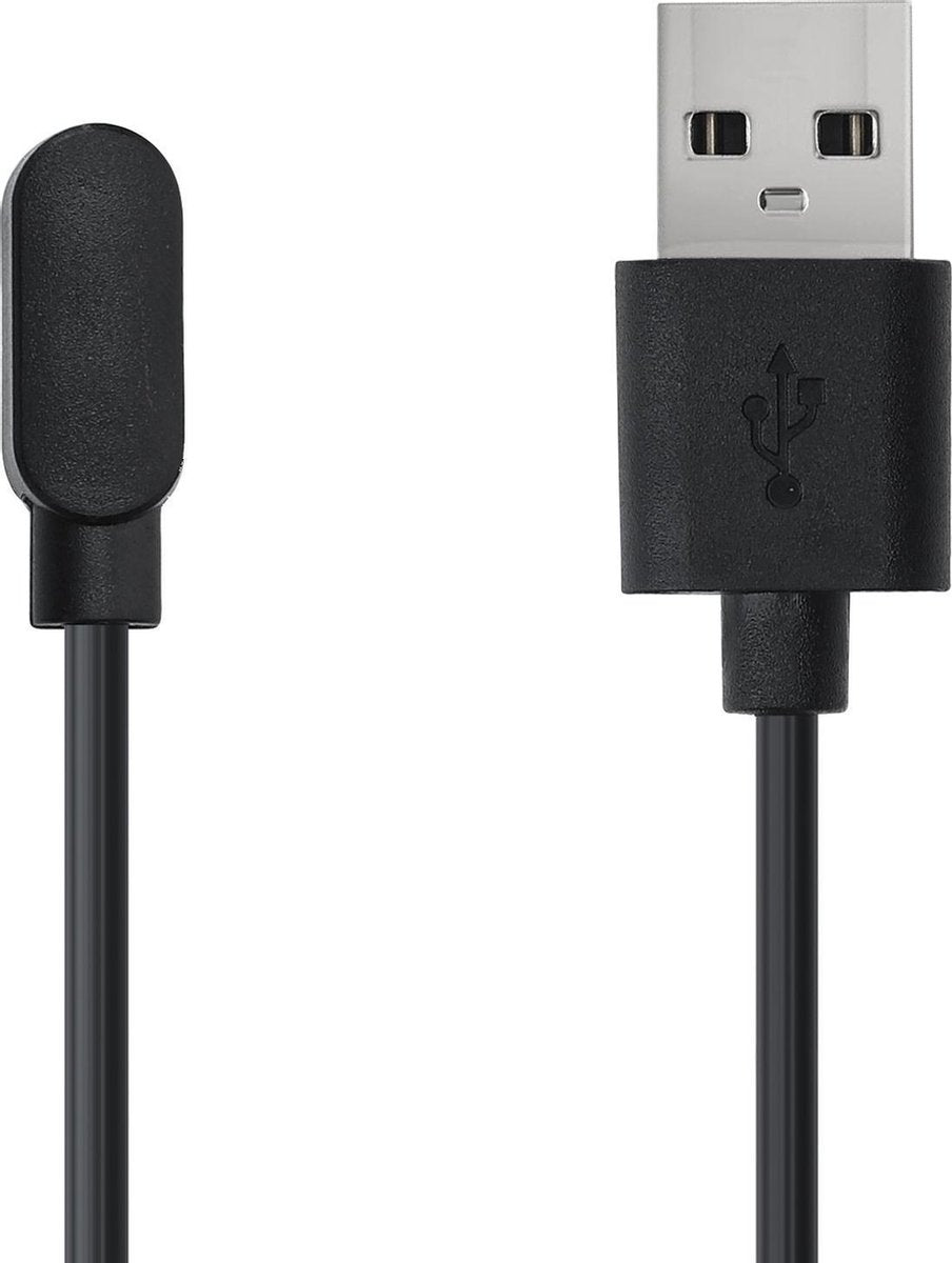 kwmobile USB-oplaadkabel voor Willful Fitnesstracker / Smartwatch - kabel voor fitnesstracker - zwart