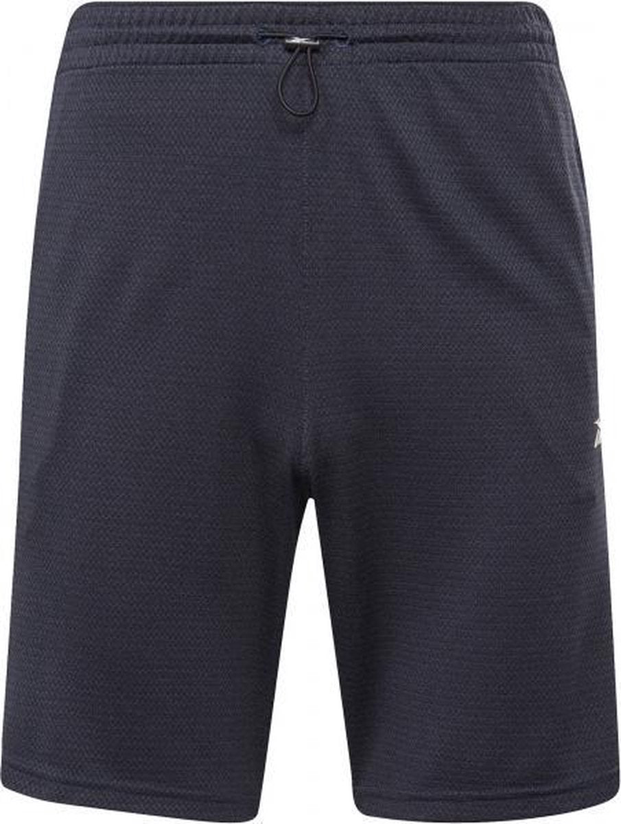 Reebok Workout Knit Short Heren - navy - maat L