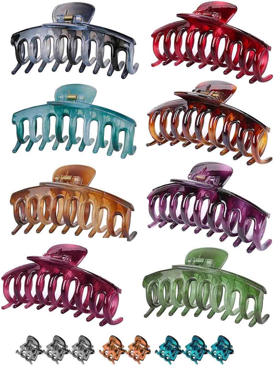 Allerion Haarklemmen Set – 16-delig – Voor Dames - Verschillende Soorten – Inclusief Opbergtas
