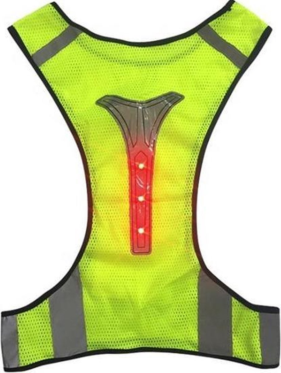 Veiligheidsvest met Led Licht - Veiligheidshestje - Harloophestje - Hardlopen - Joggen - Sport Hestje