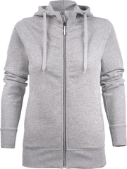 Printer Hooded Sweat Vest Overhead Lady 2262052 Grijs-Melange - Maat XXL