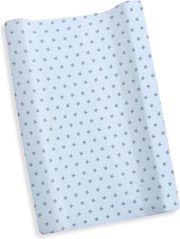 Interbaby Aankleedkussenhoes Junior 75 X 40 Cm Katoen Blauw