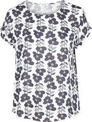 Blouse Betty in viscose met bloemenprint