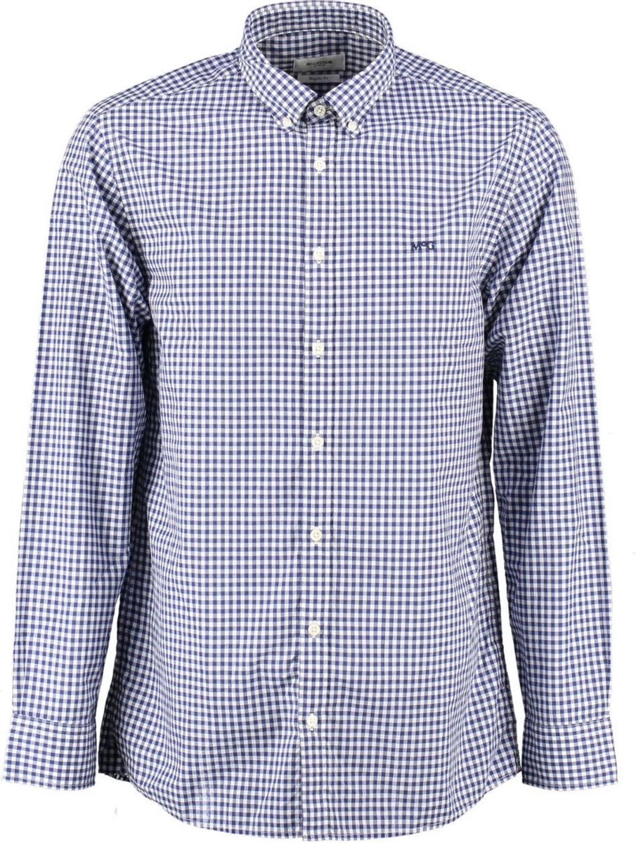 Mc gregor overhemd blauw geruit - Maat L