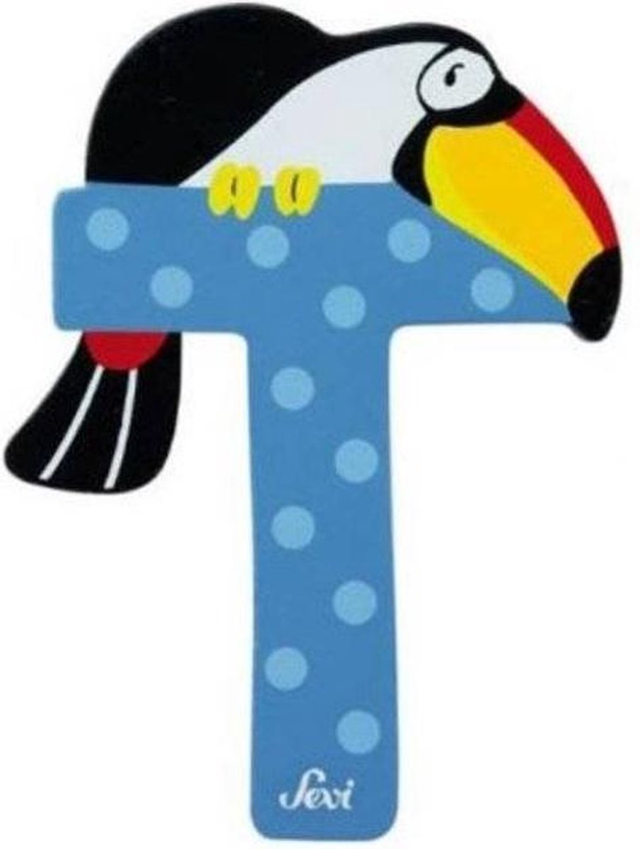Letter - T - Hout - Sevi