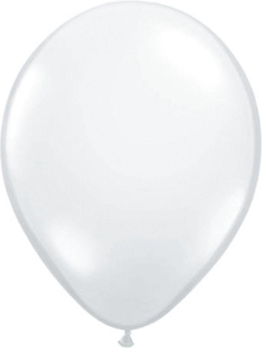 Ballonnen Diamond Clear 15 cm 100 stuks