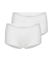 RJ Bodywear - Dames - RJ Everyday 2-Pck Middelburg Dames Short Wit  - Wit - M