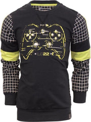 Legends jongens sweater Simon D.Blue Yellow