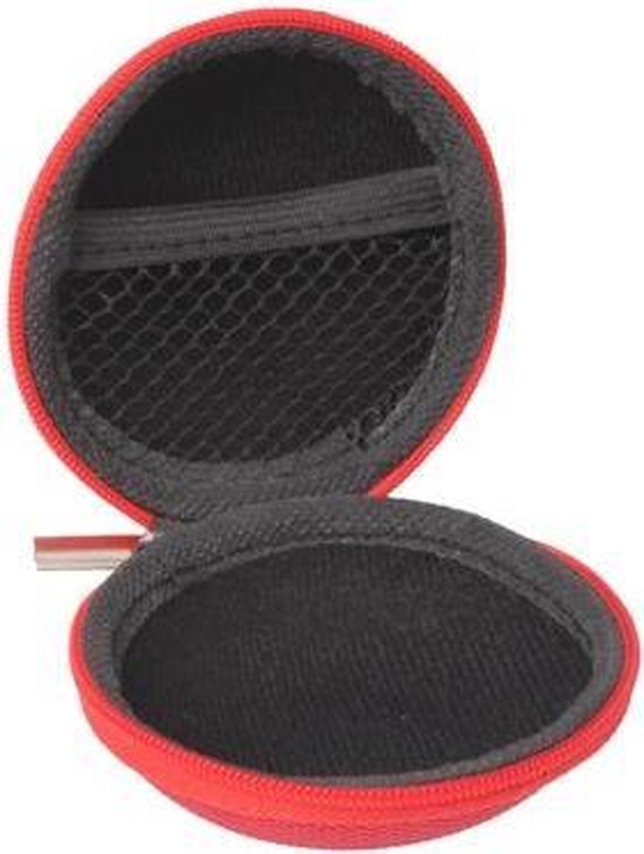 Mobigear Hoesje voor Headset / Oordopjes Rood