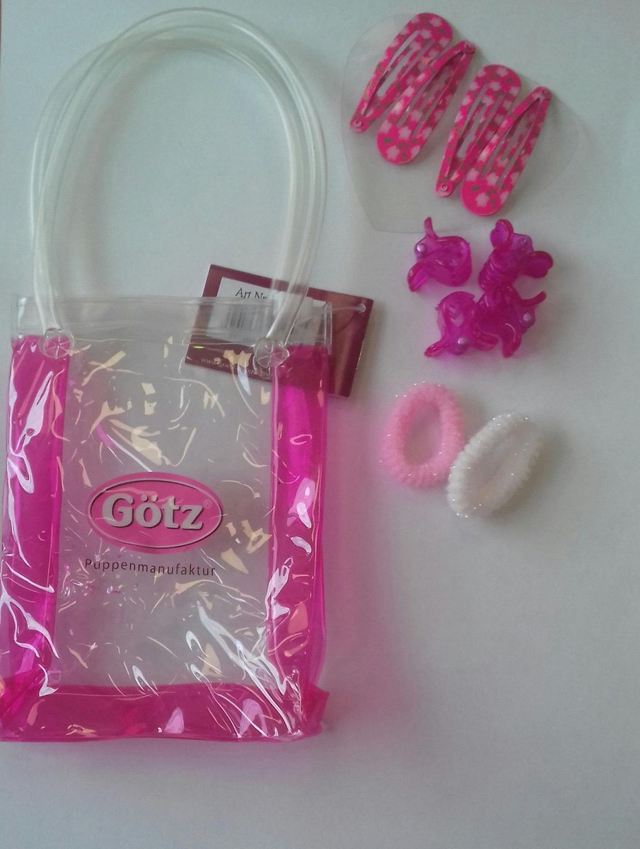 Götz haaraccessoires voor pop clipjes