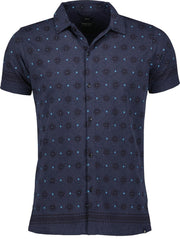 Dstrezzed Overhemd - Slim Fit - Navy - M