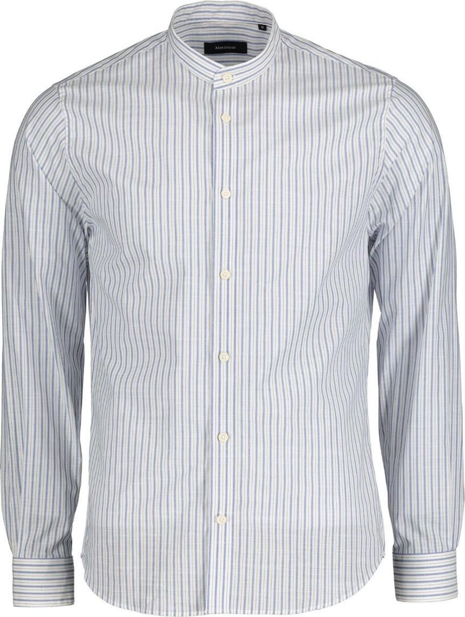 Matinique Overhemd - Slim Fit - Blauw - XXL