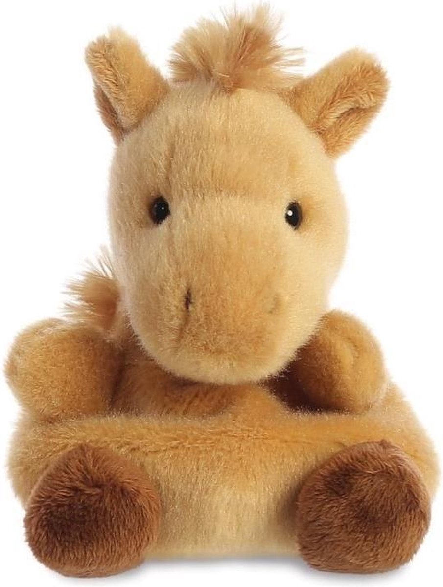 Aurora Knuffel Palm Pals Paard Junior 13 Cm Pluche Bruin