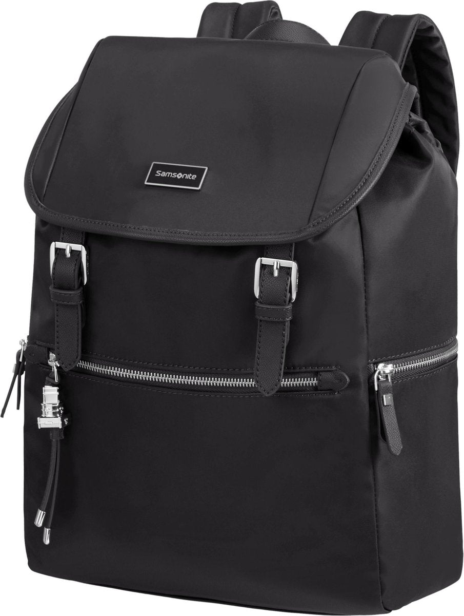 Samsonite Laptoprugzak - Karissa Biz Backpack 14.1 inch+Flap With Usb Black