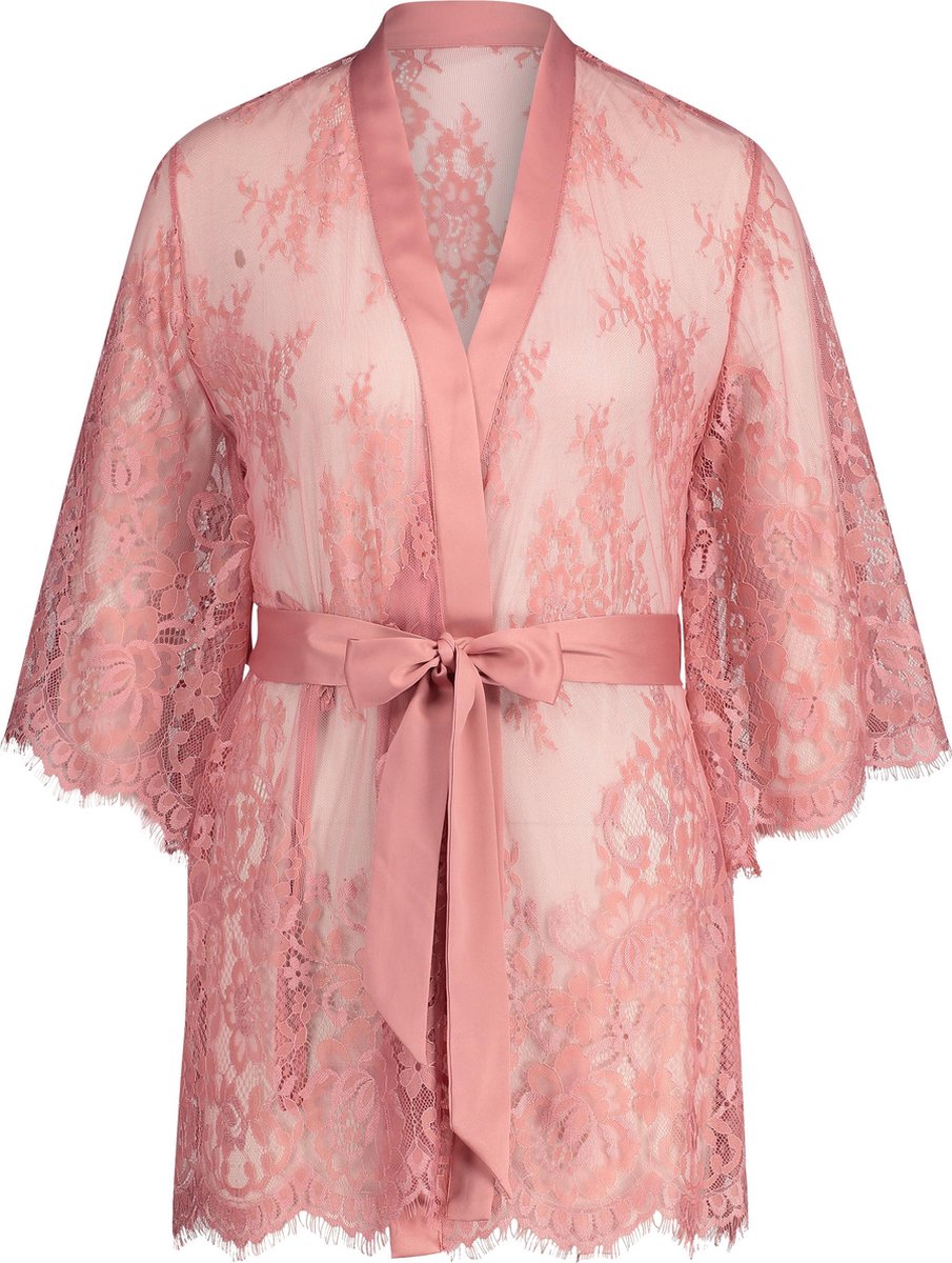 Hunkemöller Private Dames Kimono Lace Isabelle - maat XXS/XXS