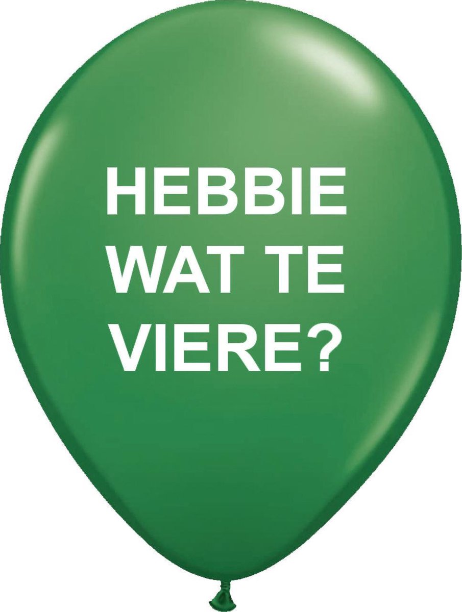 Rotterdam Ballon Hebbie wat te viere?