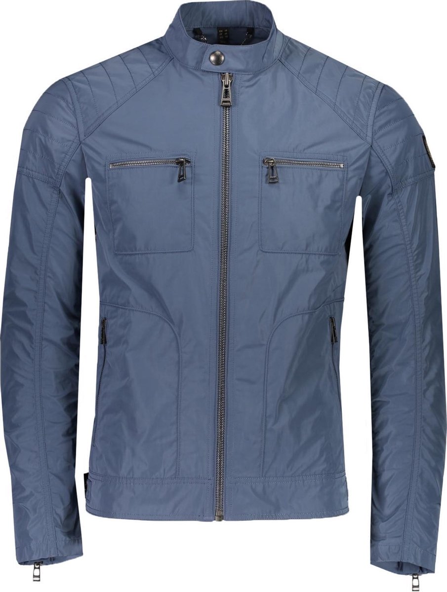 Belstaff Jas Blauw Getailleerd - Maat L  - Heren - Lente/Zomer Collectie - Polyamide