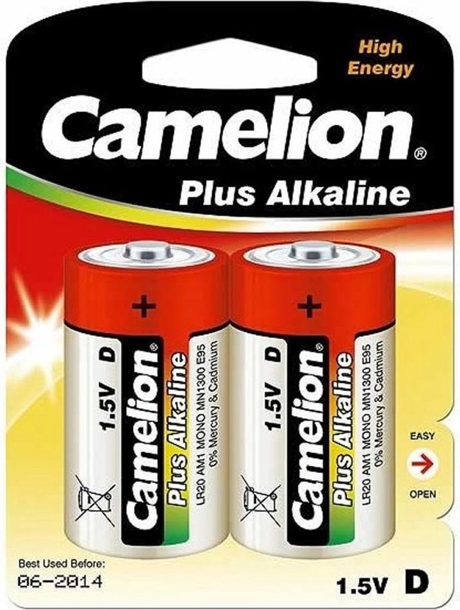 Camelion LR20-BP2 Single-use battery D Alkaline 1