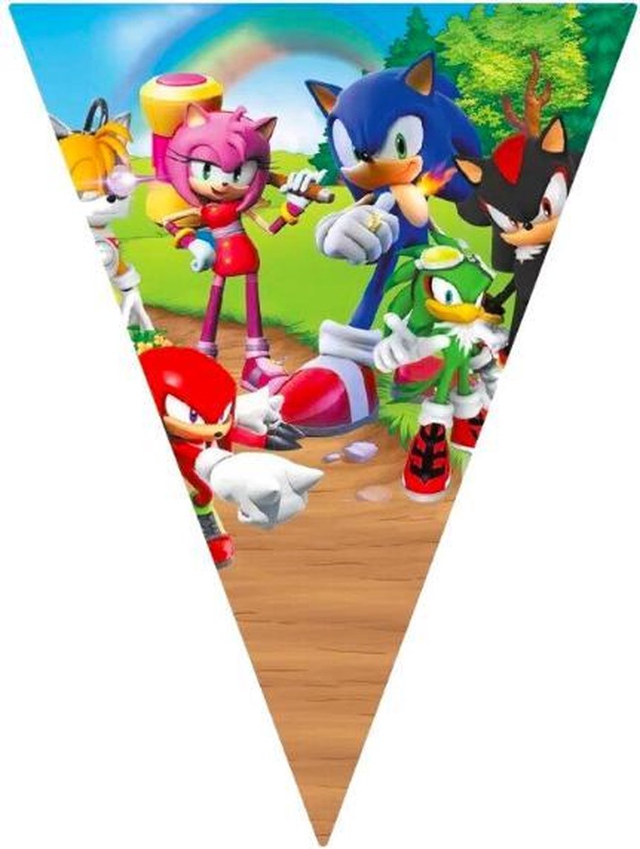 ProductGoods - Sonic slinger - Sonic vlaggenlijn versiering 2