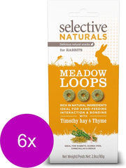 Supreme Selective Meadow Loops - Knaagdiersnack - 6 x 80 g