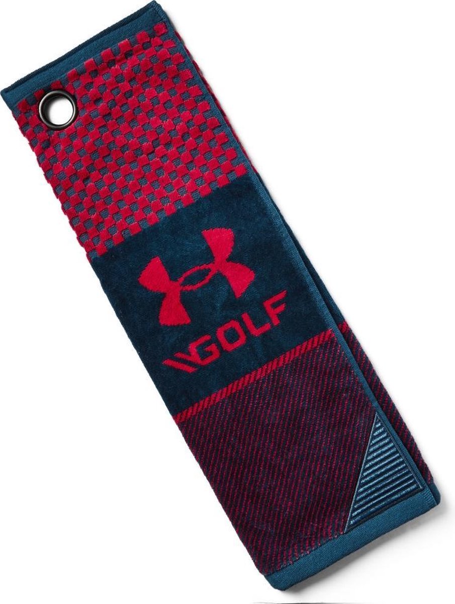 Under Armour Golf Towel Red/Dark Navy