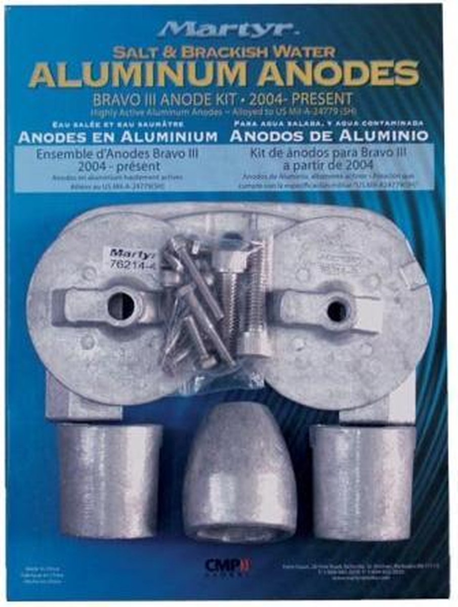 Mercruiser Bravo 3 Aluminium Anodeset