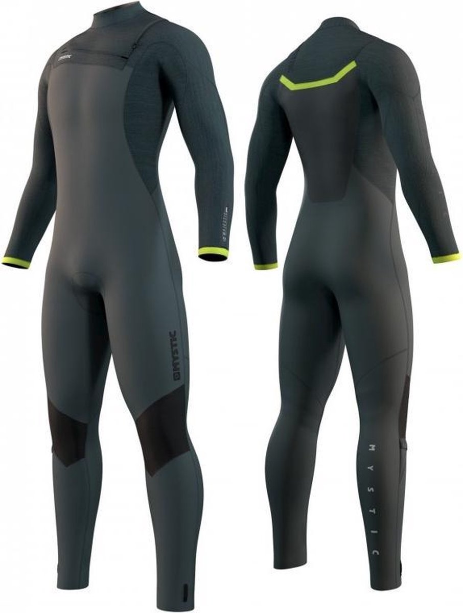 Mystic Heren Wetsuit Majestic Fullsuit 5/3mm Fzip - Dark Leaf LT