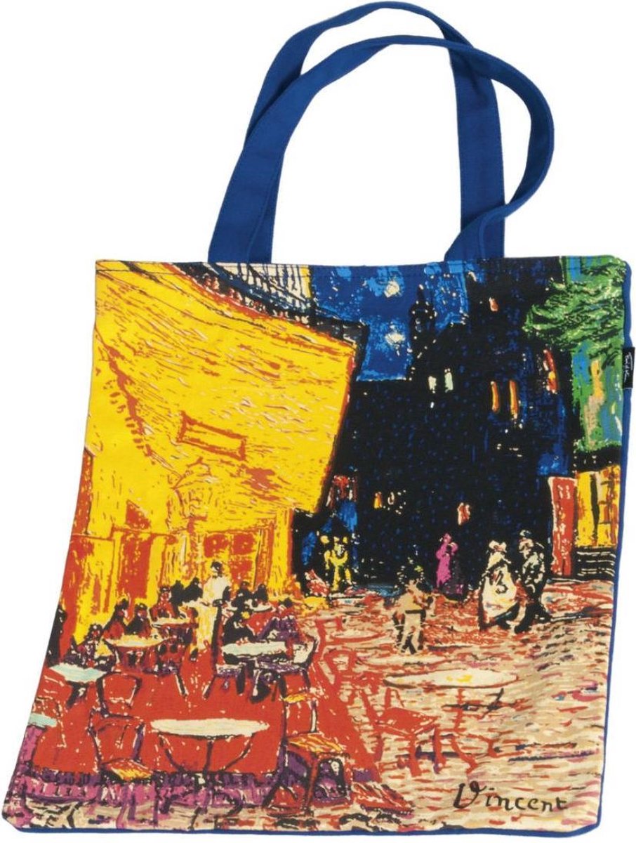 Draagtas katoen kunstenaars Vincent van Gogh Café de Nuit