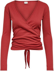 Jdyella L/s Tie Top Jrs 15226495 Bossa Nova