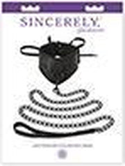 Sportsheets Sincerely Halsband Kant met ketting - Zwart