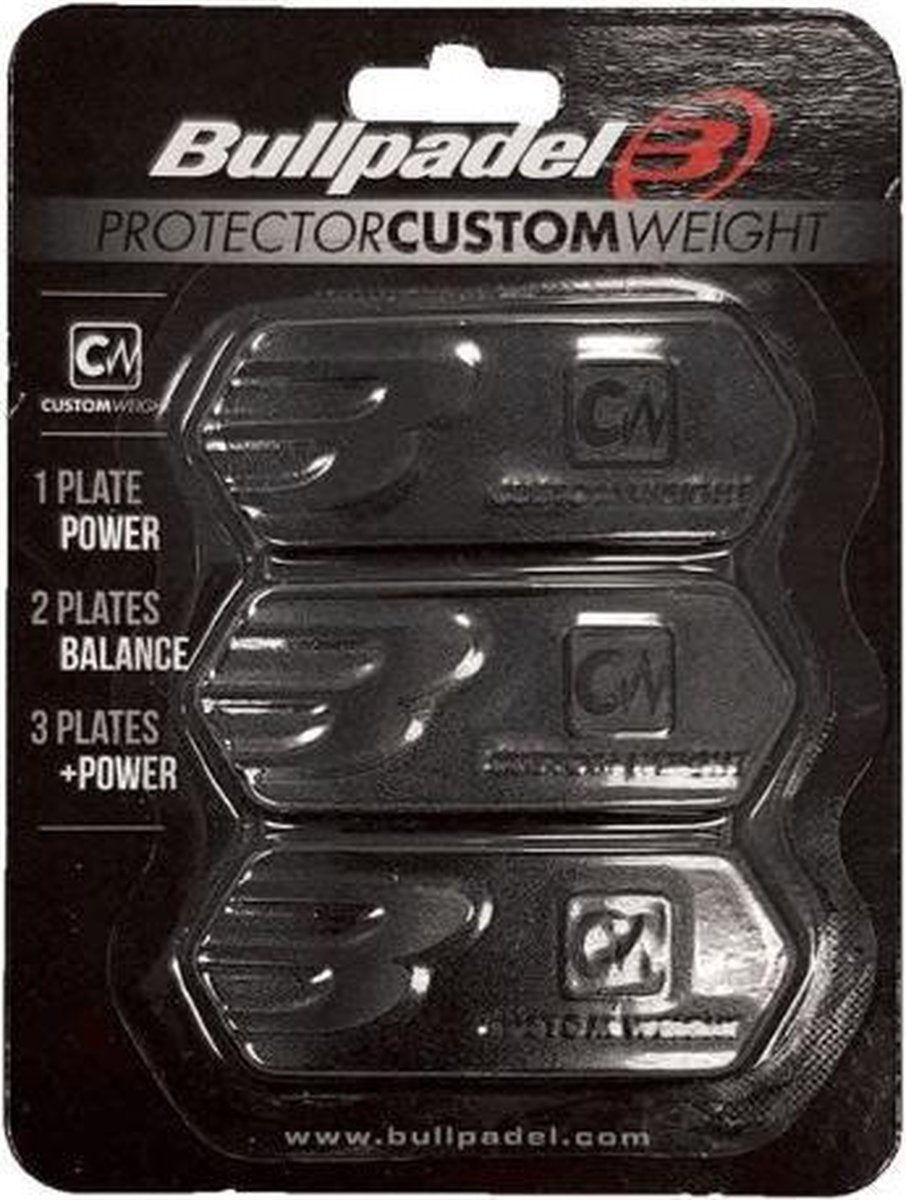 Bullpadel Costum Weight 3 * 3 gram voor uw Padel racket