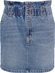 ONLY ONLMILLIE LIFE HW MINI PAPER SKIRT  Dames Spijkerrok - Maat XS