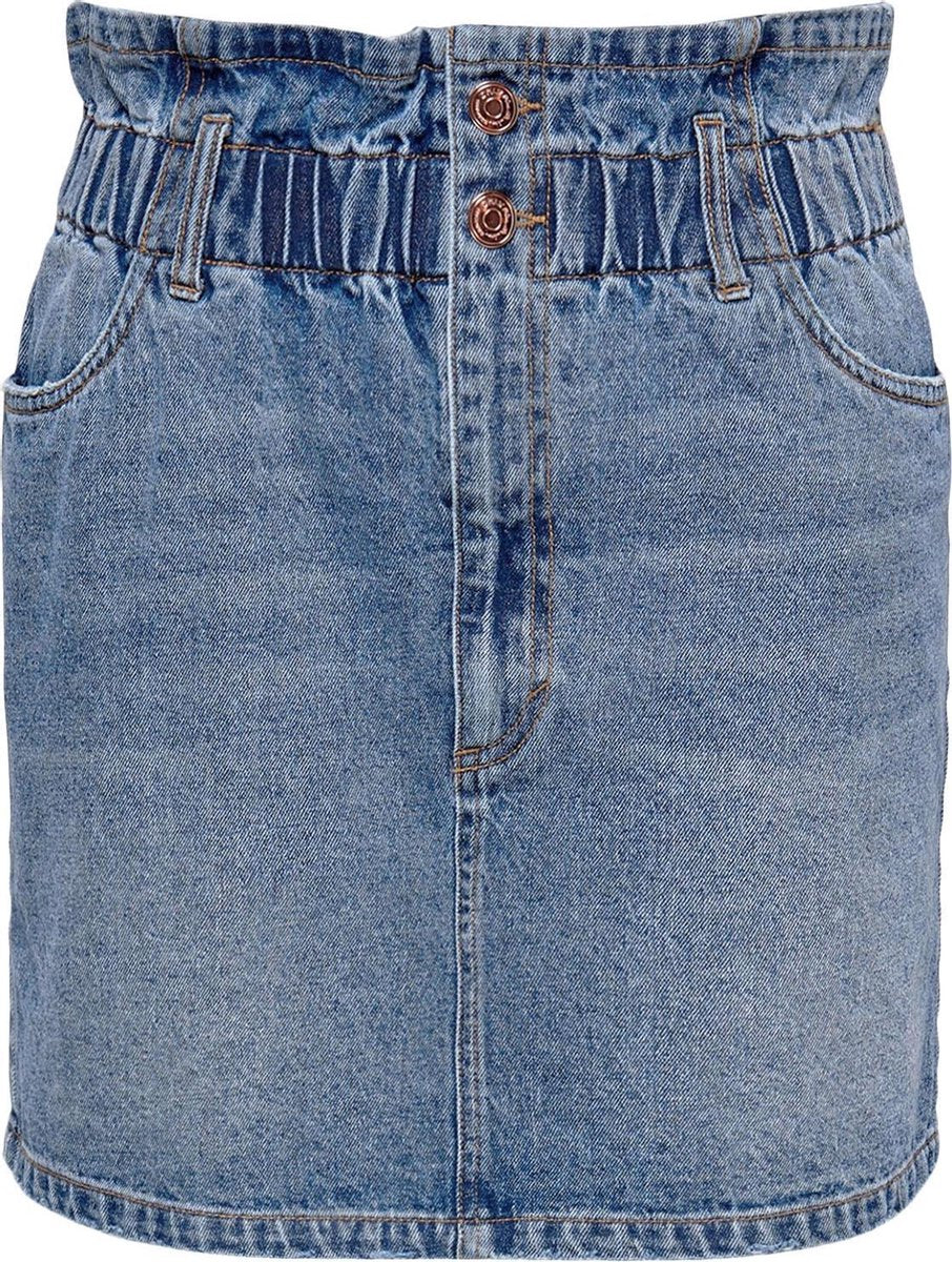 ONLY ONLMILLIE LIFE HW MINI PAPER SKIRT  Dames Spijkerrok - Maat XS