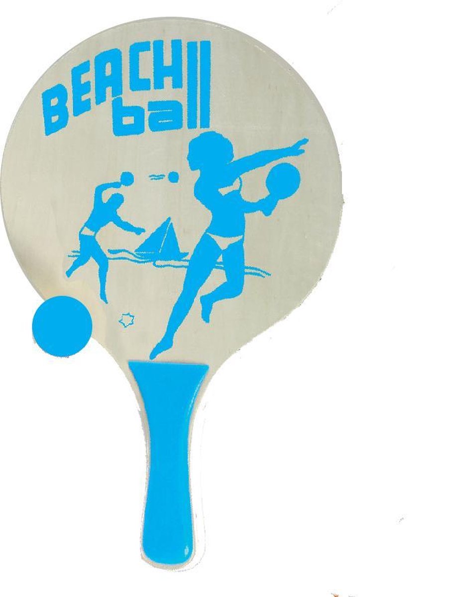 Beachball Set Natural | blauw