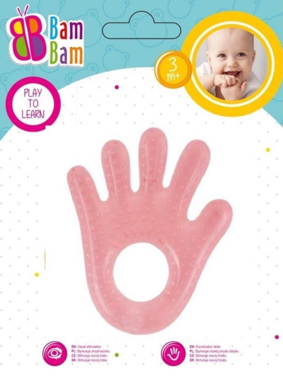 Bijtring Watergel Gevuld – Fruit Bijtring – Koelbijtring – Baby – Handje