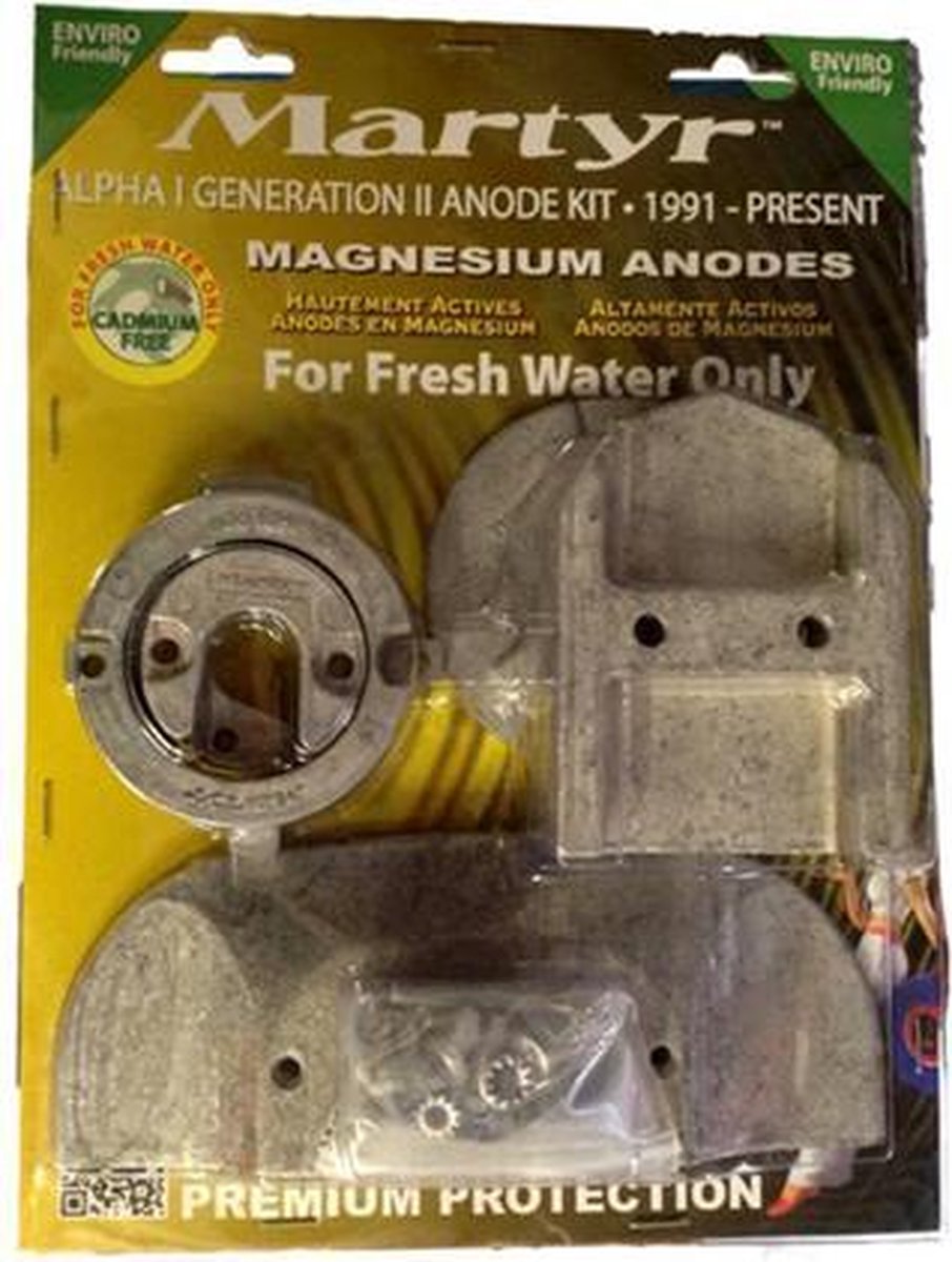 Mercruiser Alpha 1 Gen II Magnesium Anodeset