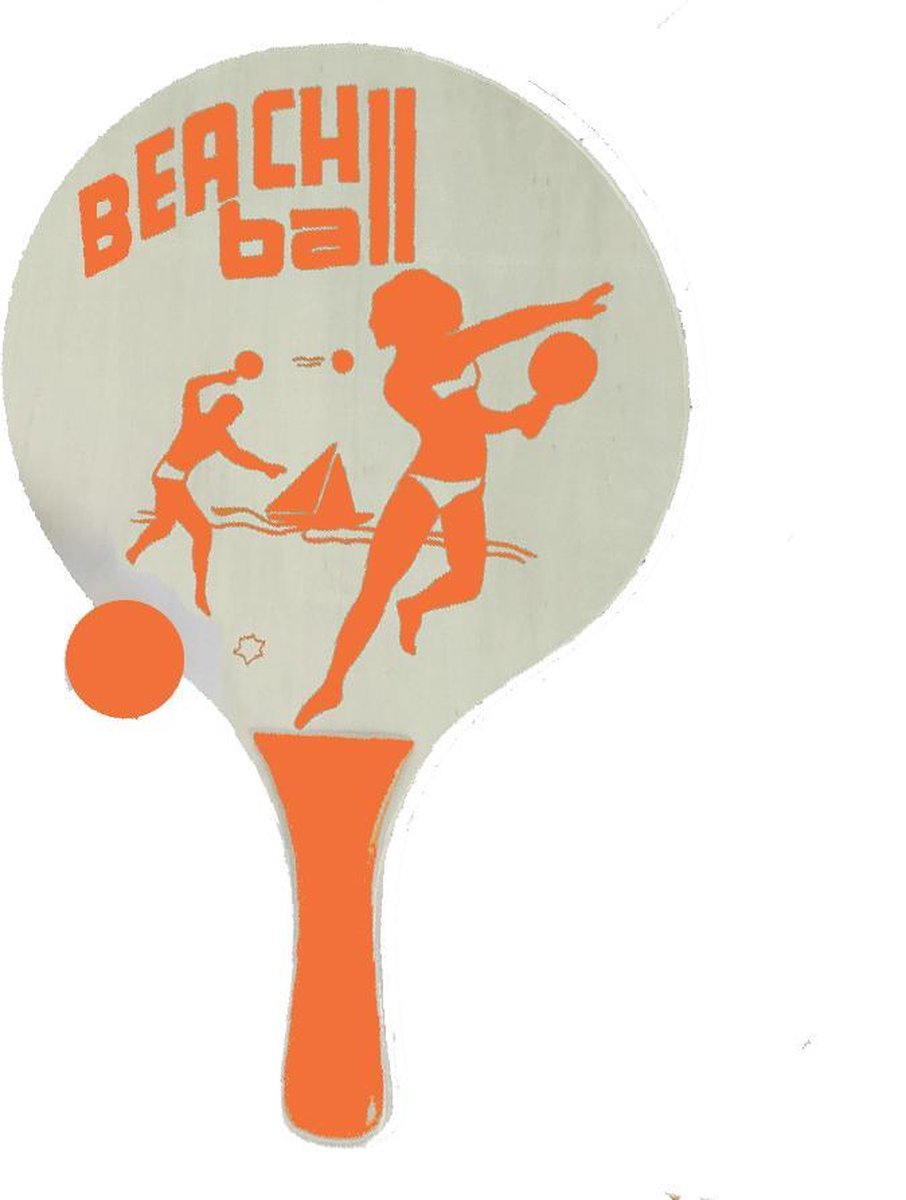 Beachball Set Natural | oranje