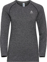 Odlo Crew Neck LS Seamless Dames - Grijs - maat L