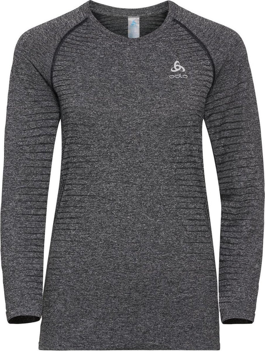 Odlo Crew Neck LS Seamless Dames - Grijs - maat L