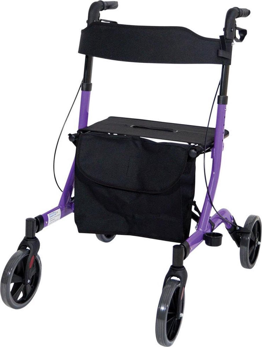 Aidapt rollator lichtgewicht - paars