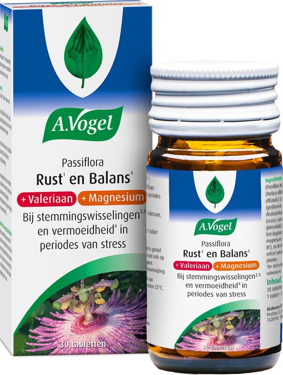 A.Vogel Passiflora Rustgevend Emotionele Balans - 30 Tabletten