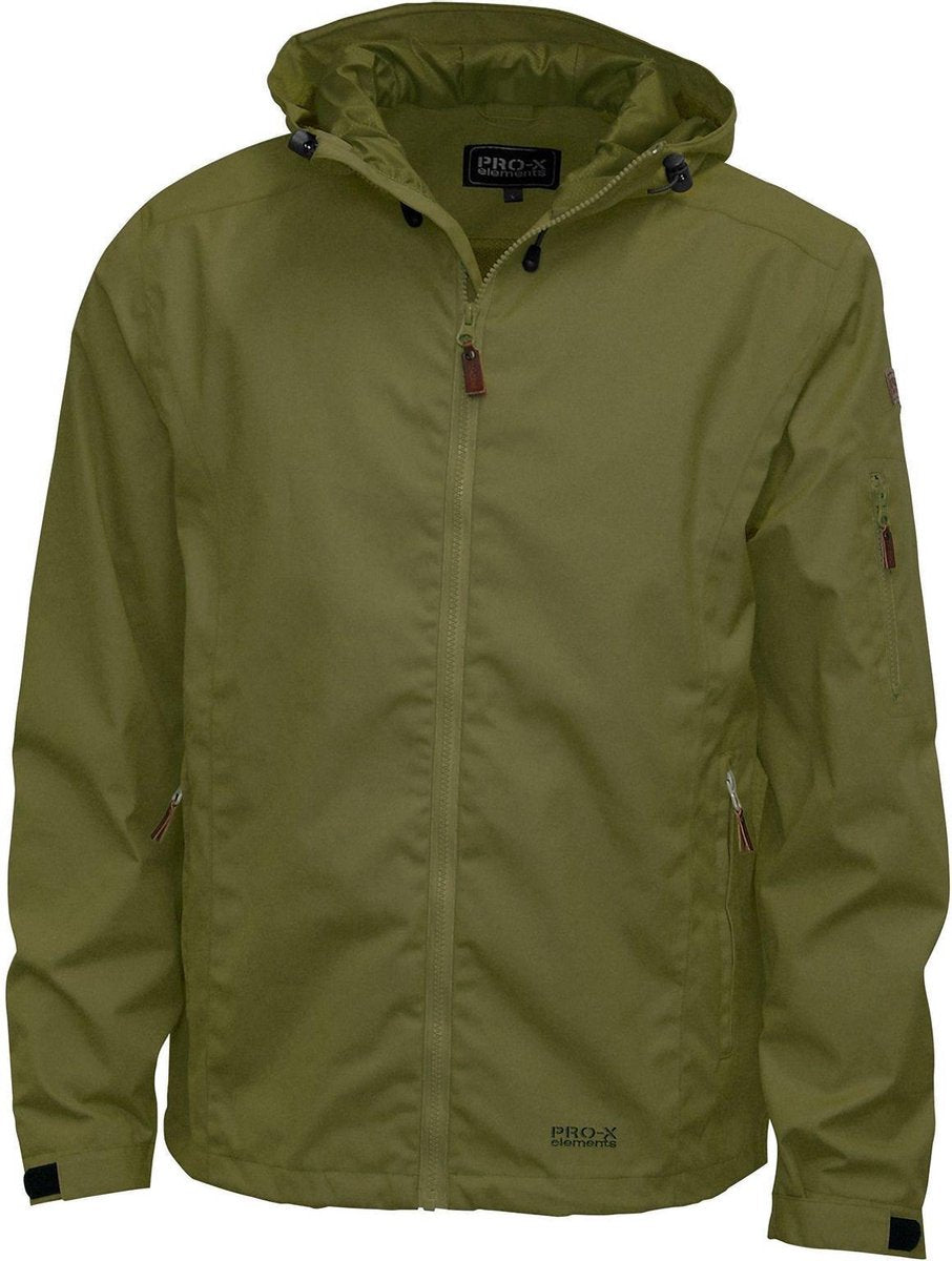 Pro-x Elements Outdoorjas Falcon Heren Polyester Olijfgroen Maat L