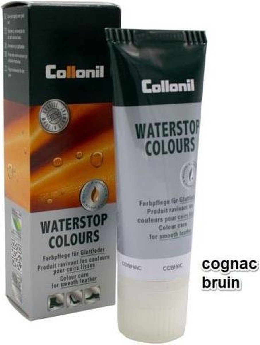 Collonil Waterstop kleur 330 - Cognac - Gladleer bescherming - tube 75cl