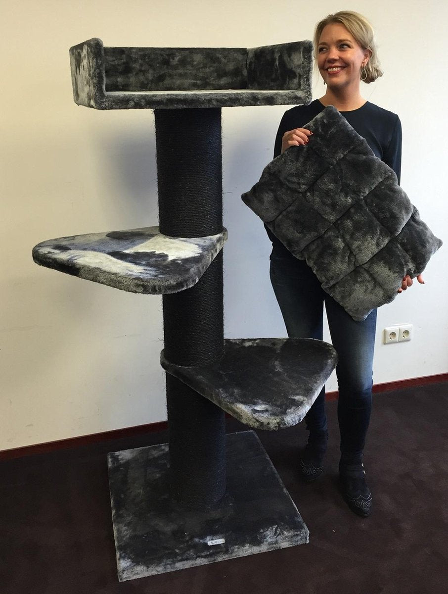 Krabpaal Royalty Blackline Donker Grijs voor grote katten van RHRQuality