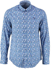Bluefields blauw overhemd - valt ruim - Maat XL